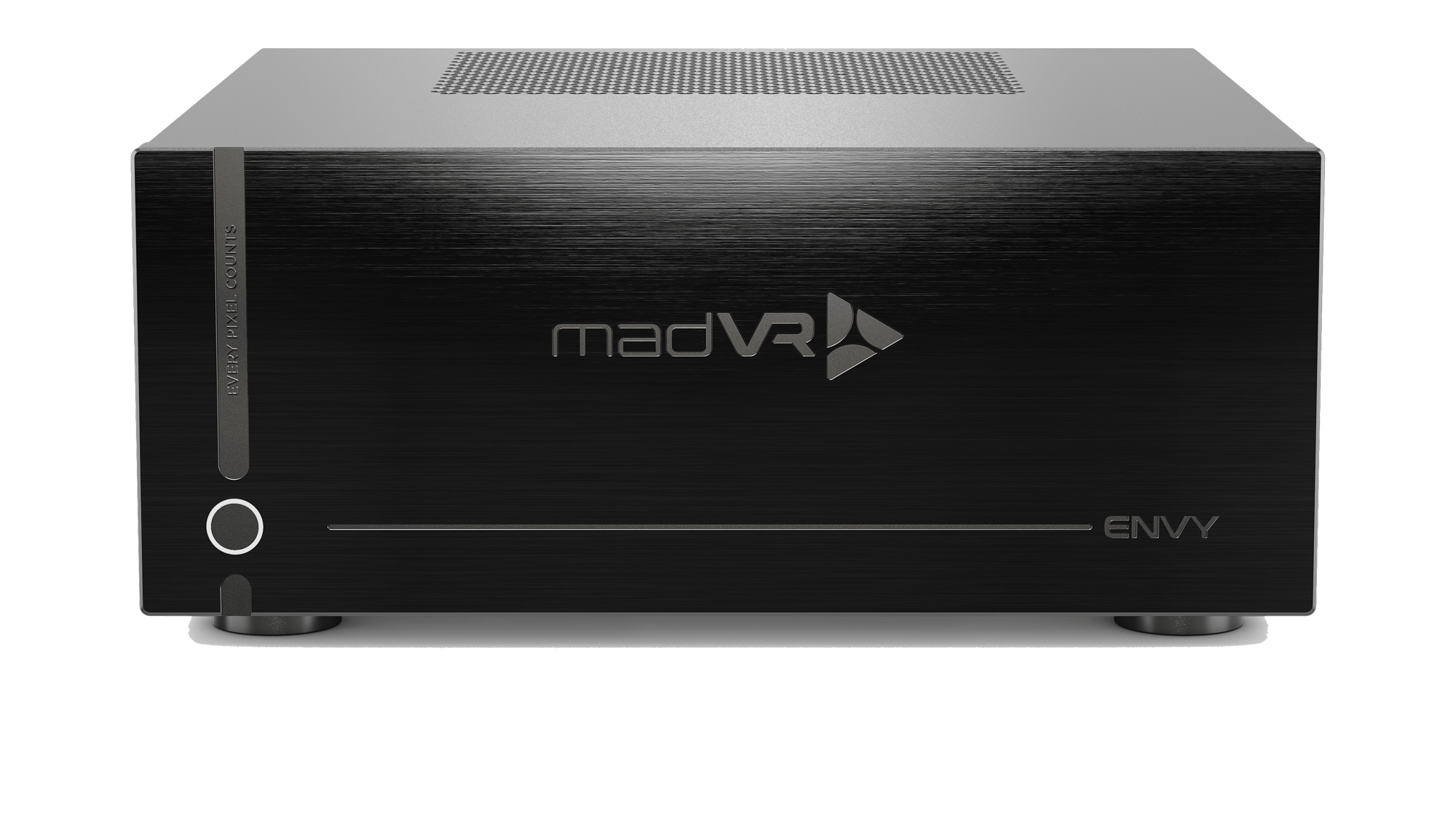 Transparent madVR Envy MK2 - Front Perspective